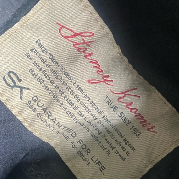 Stormy Kromer Rancher Wool Hat Cap Red/Black Plaid - 6 1/2 - Picture 5 of 8